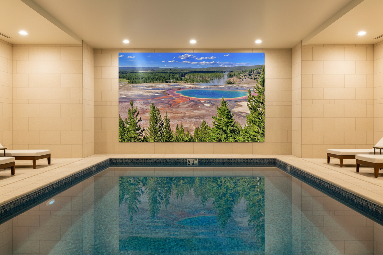 The Grand Prismatic Spring in Yellowstone NP