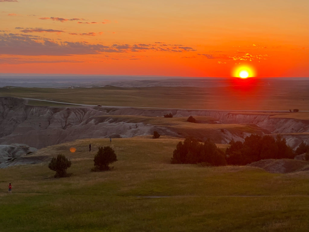 Sunset in Badlands NP