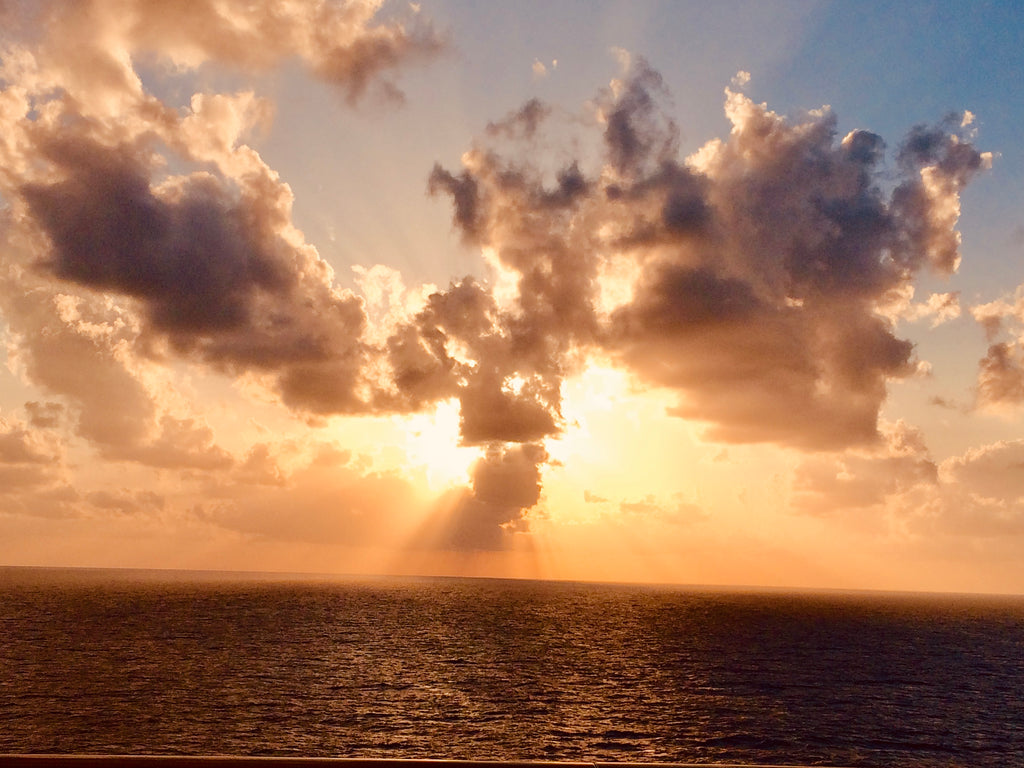 Sunset at the Caribbean Sea